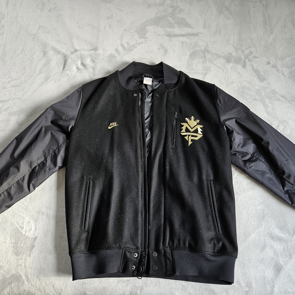Nike - Manny "Pacman" Pacquiao Black and Gold Men's Jacket - Picture 2 of 6